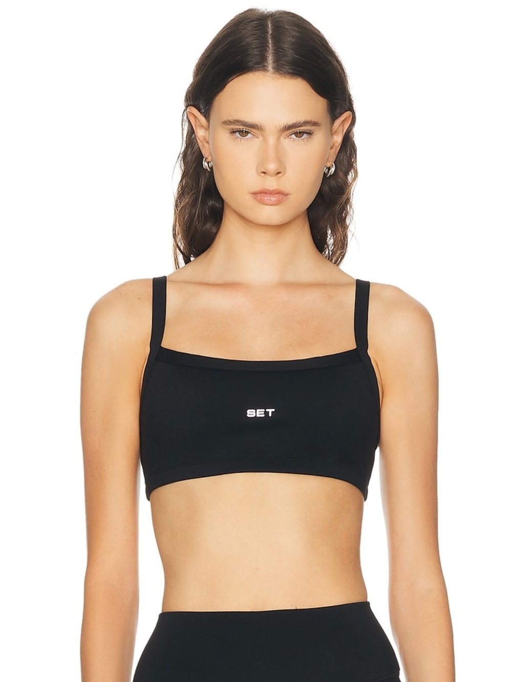 SET ACTIVE Sportbody Sporty Scoop Bra Black Size S